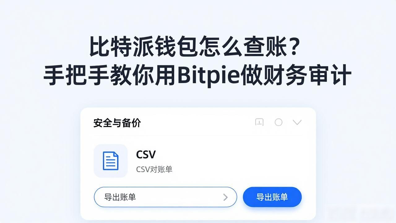 比特派钱包怎么查账？手把手教你用Bitpie做财务审计