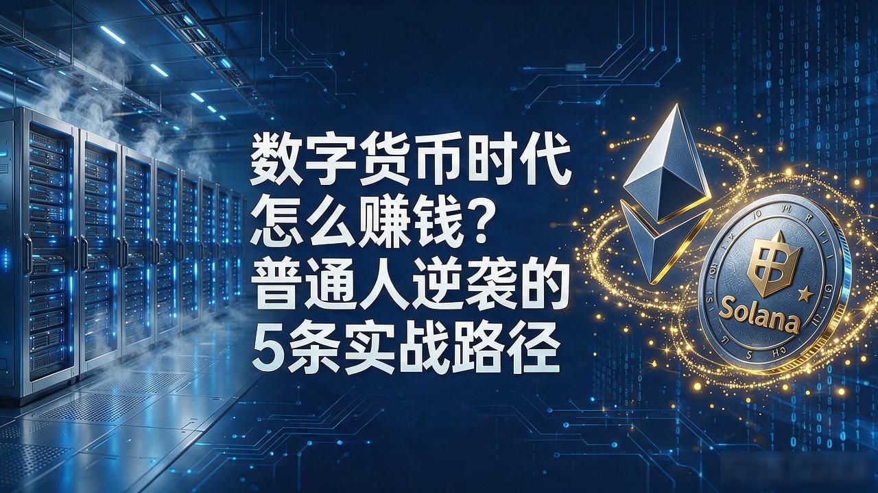 数字货币时代怎么赚钱？普通人逆袭的5条实战路径