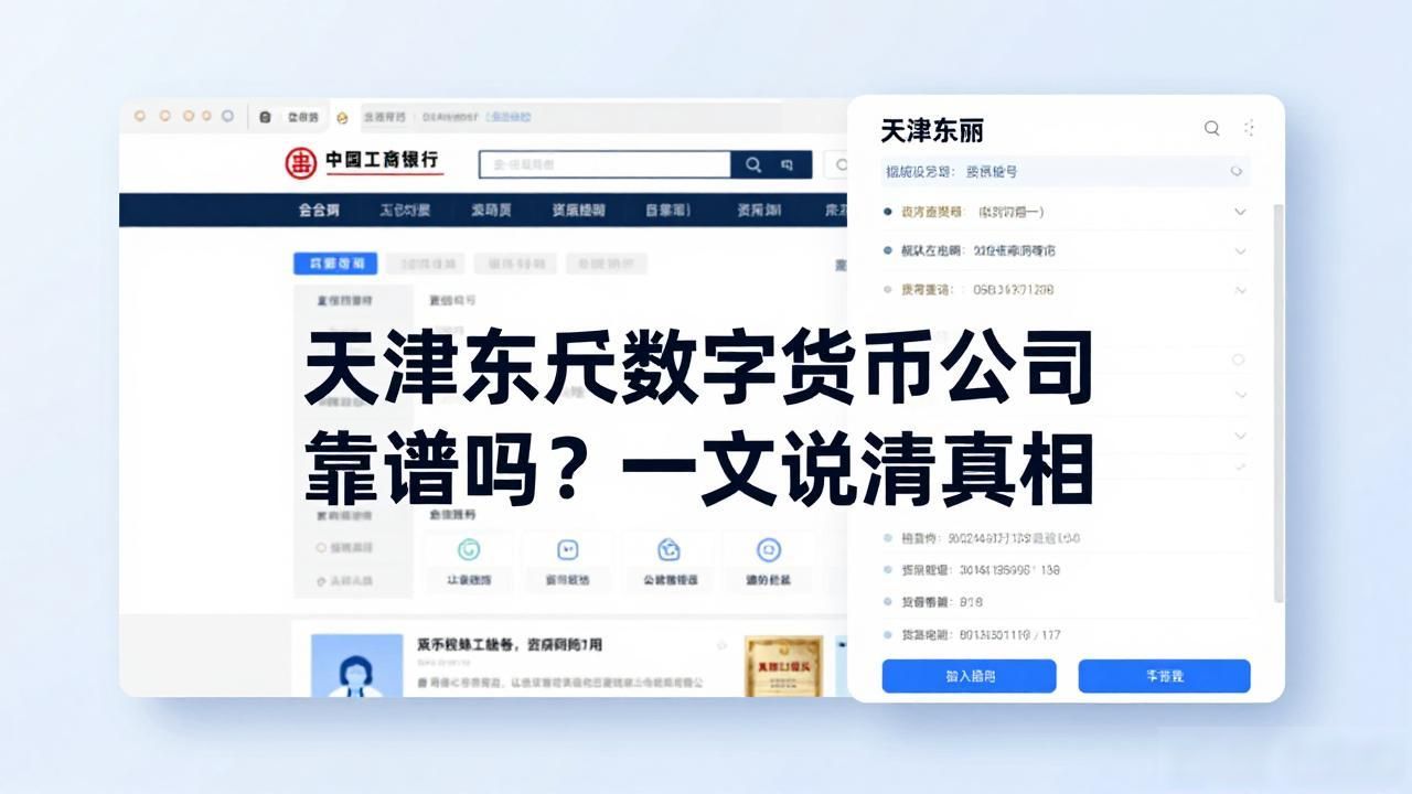 天津东丽数字货币公司 靠谱吗？一文说清真相