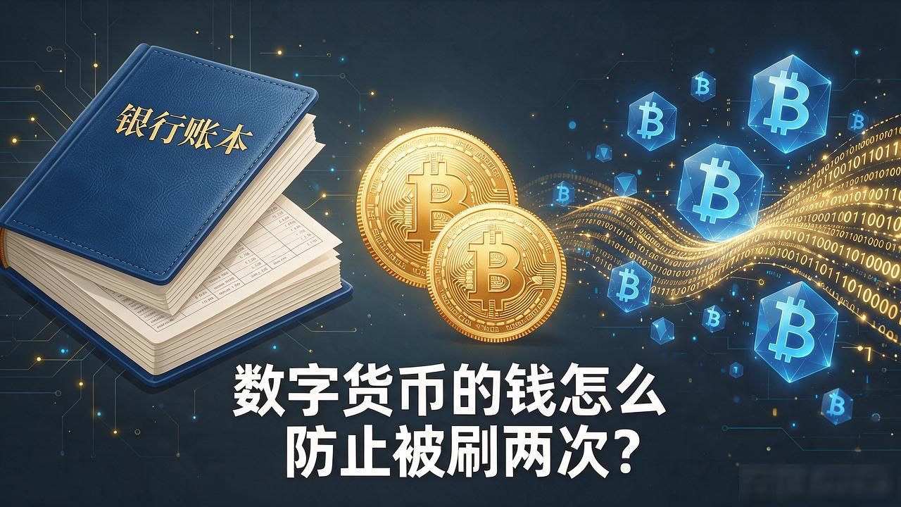 数字货币的钱怎么防止被刷两次？