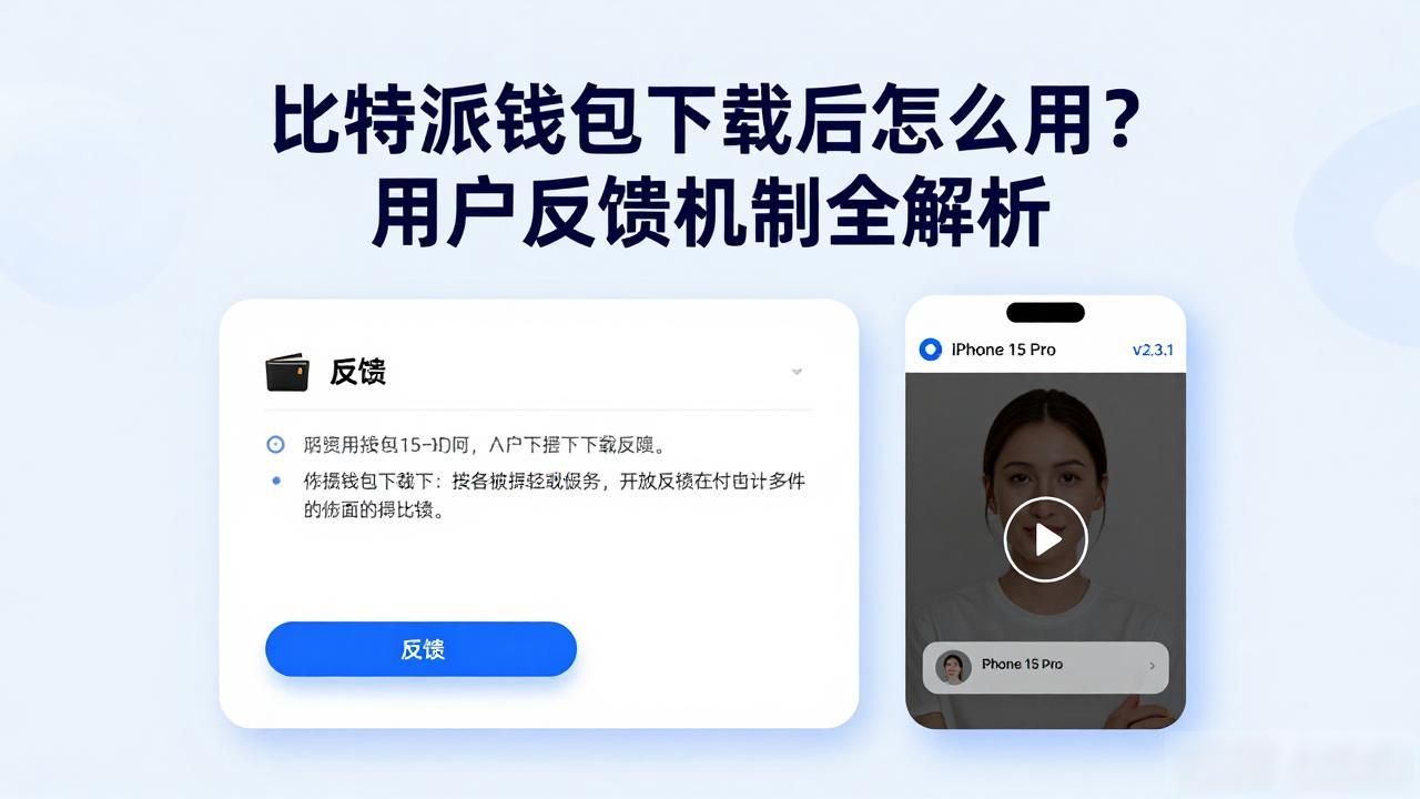 比特派钱包下载后怎么用？用户反馈机制全解析