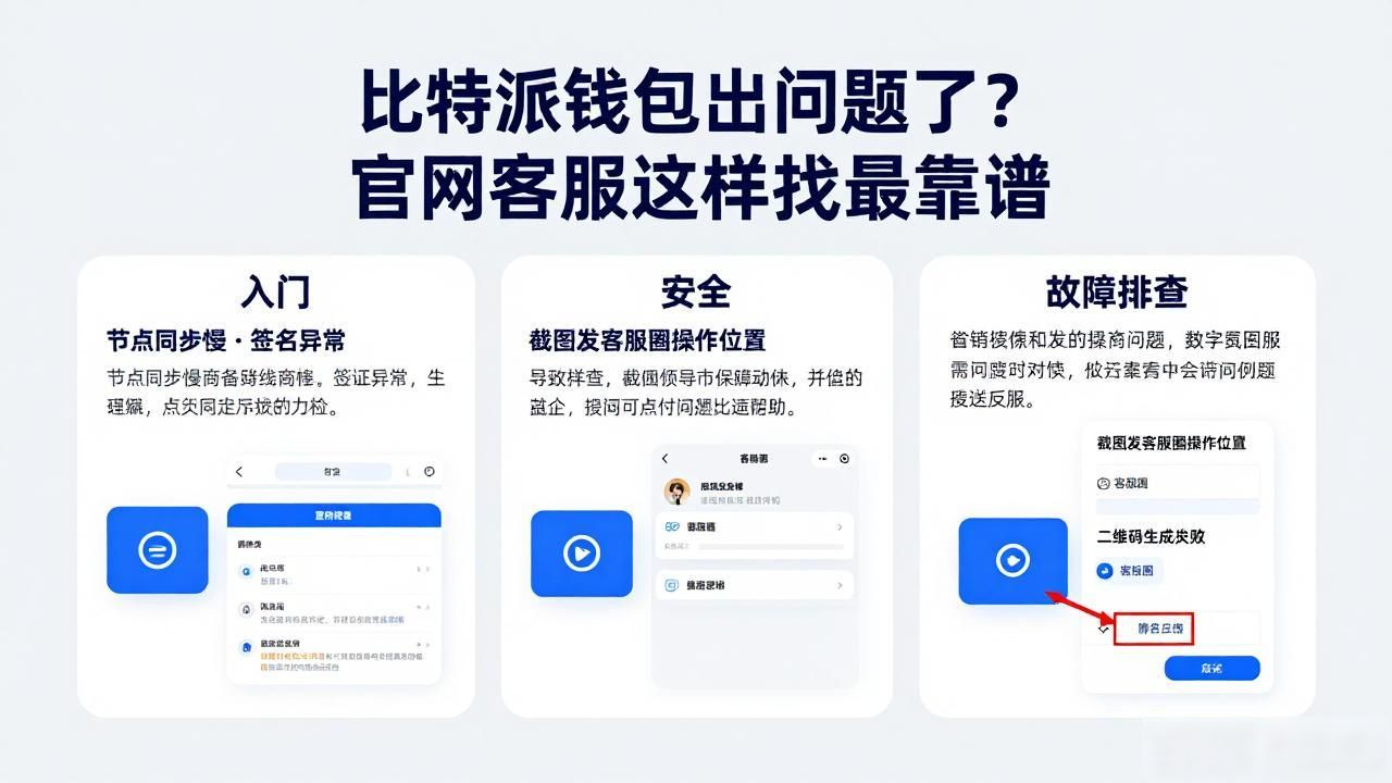 比特派钱包出问题了？官网客服这样找最靠谱