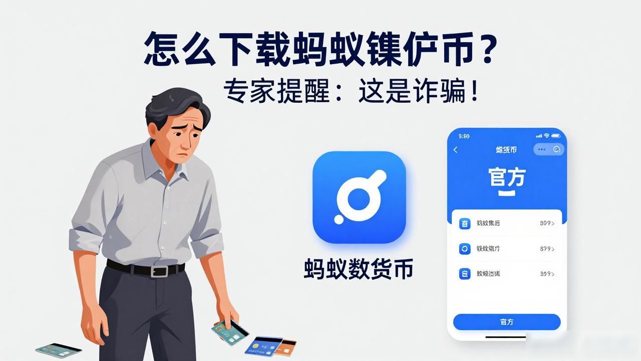 怎么下载蚂蚁数字货币？专家提醒：这是诈骗！