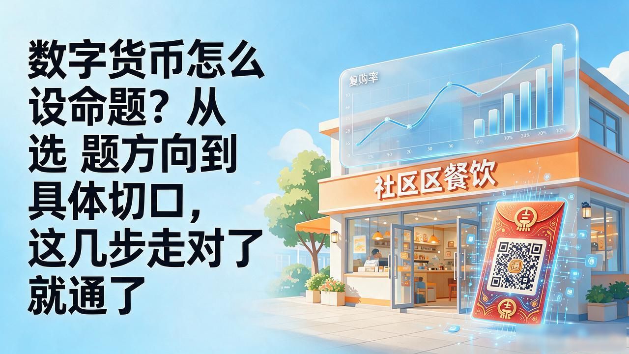 数字货币怎么设命题_数字人民币试点城市落地场景_数字人民币消费红包社区餐饮复购率