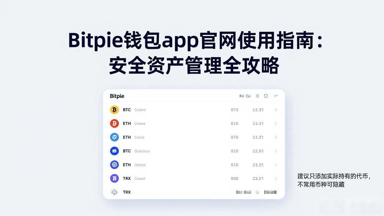 Bitpie钱包app官网使用指南：安全资产管理全攻略