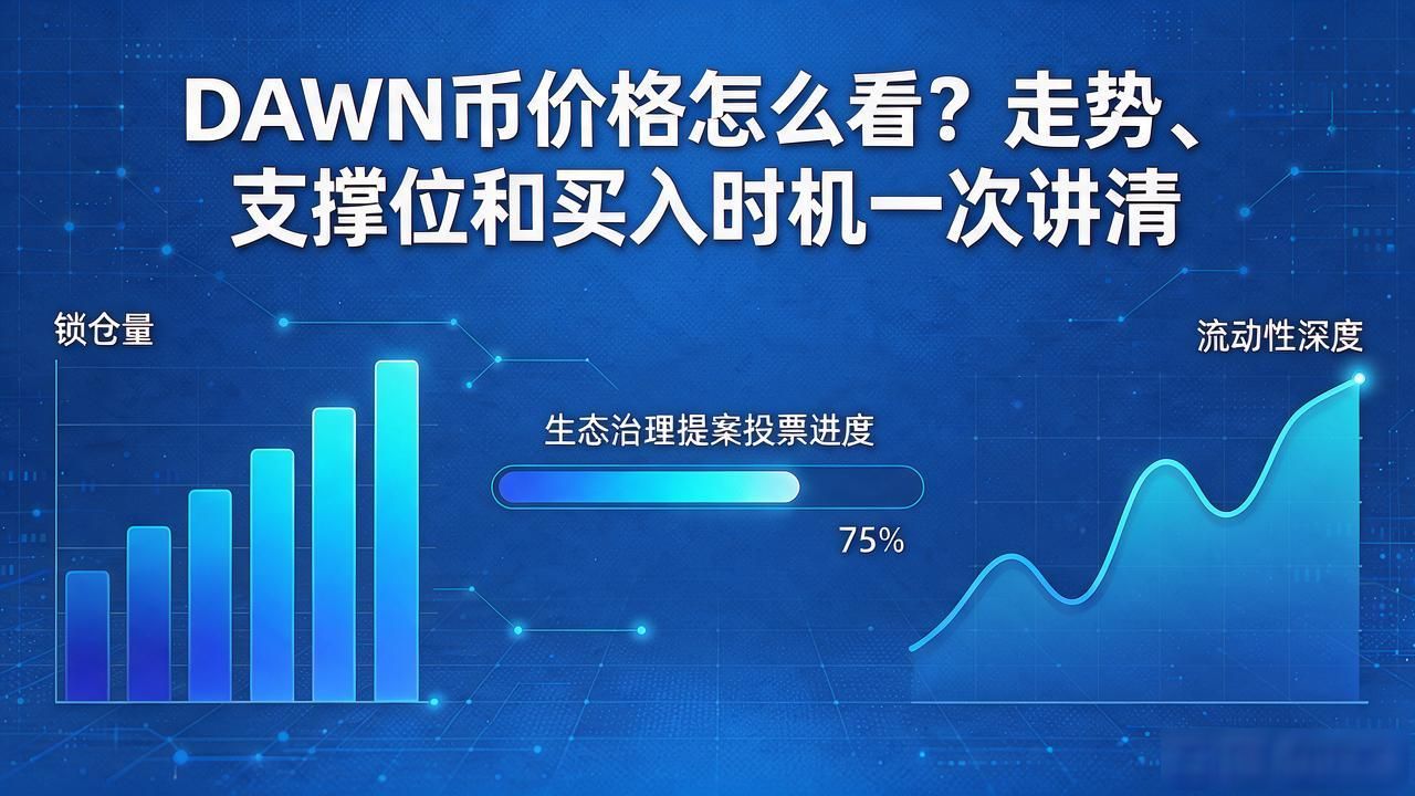 DAWN币价格怎么看？走势、支撑位和买入时机一次讲清