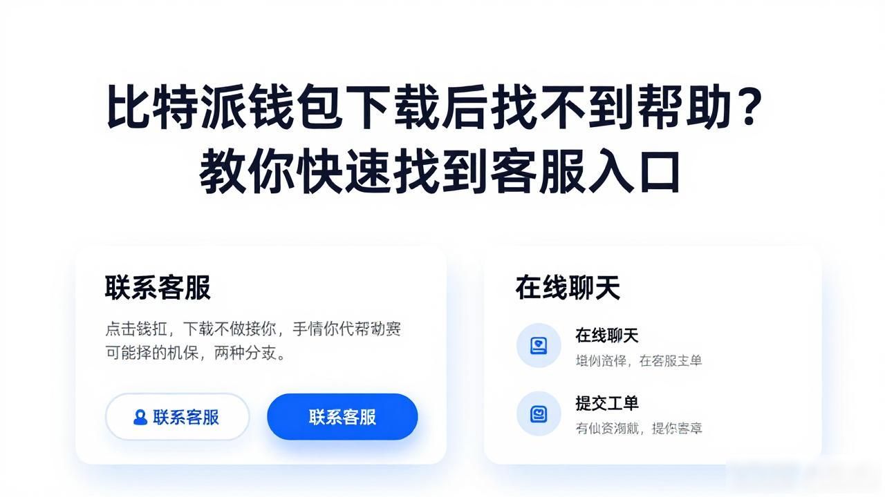比特派钱包下载后找不到帮助？教你快速找到客服入口