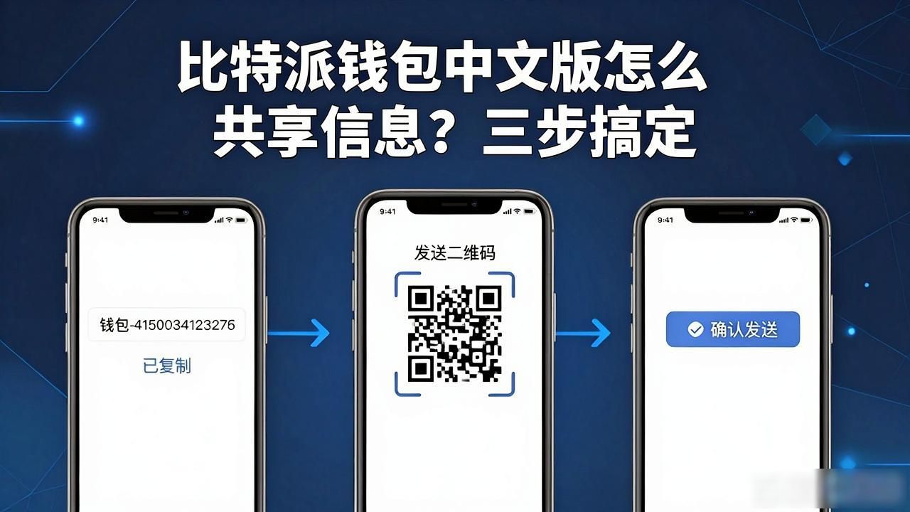 比特派钱包中文版怎么共享信息？三步搞定