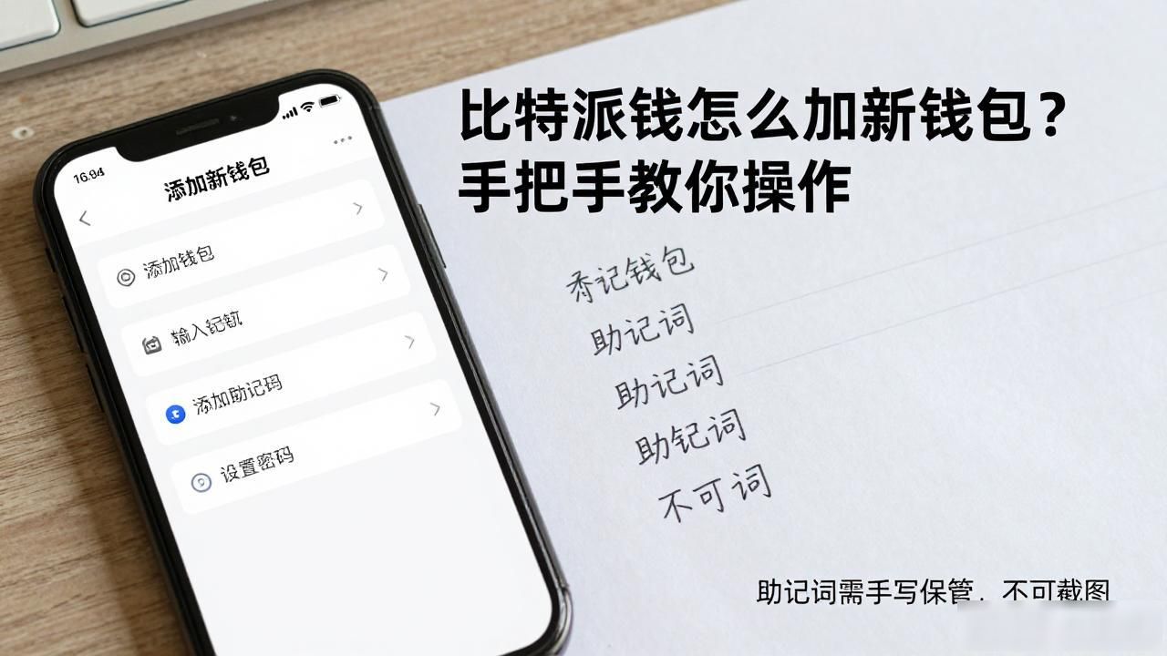 比特派钱包怎么添加新钱包？手把手教你操作