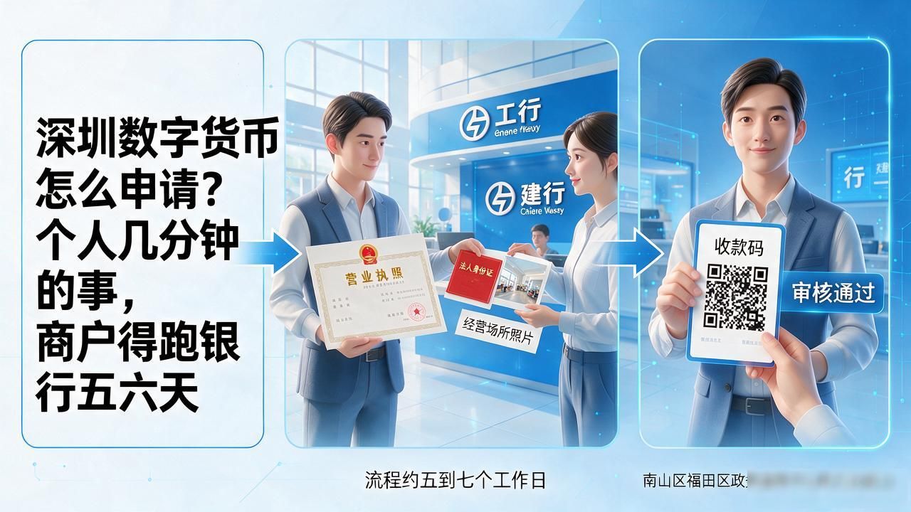 深圳数字货币怎么申请_深圳商户接入数字人民币收款码办理指南_深圳个人数字人民币App开通流程