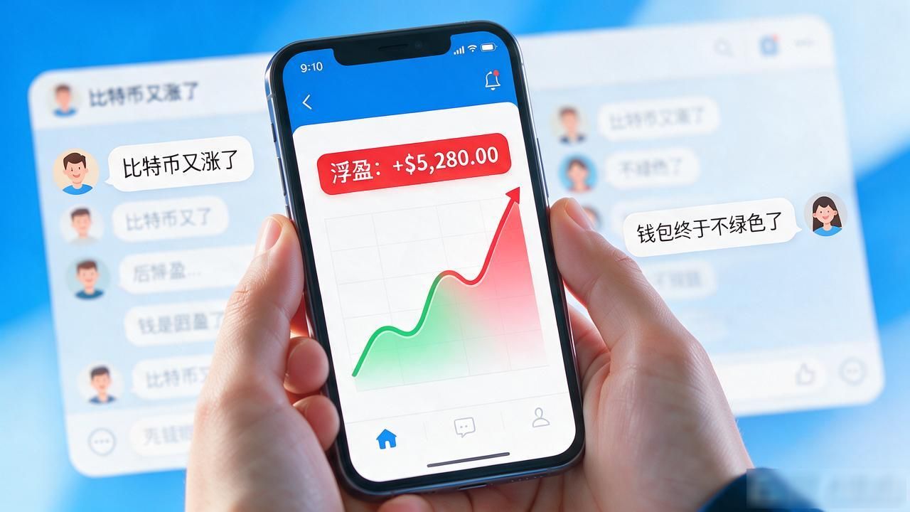 周末数字货币好消息来了，比特币又涨了，钱包终于不绿色了