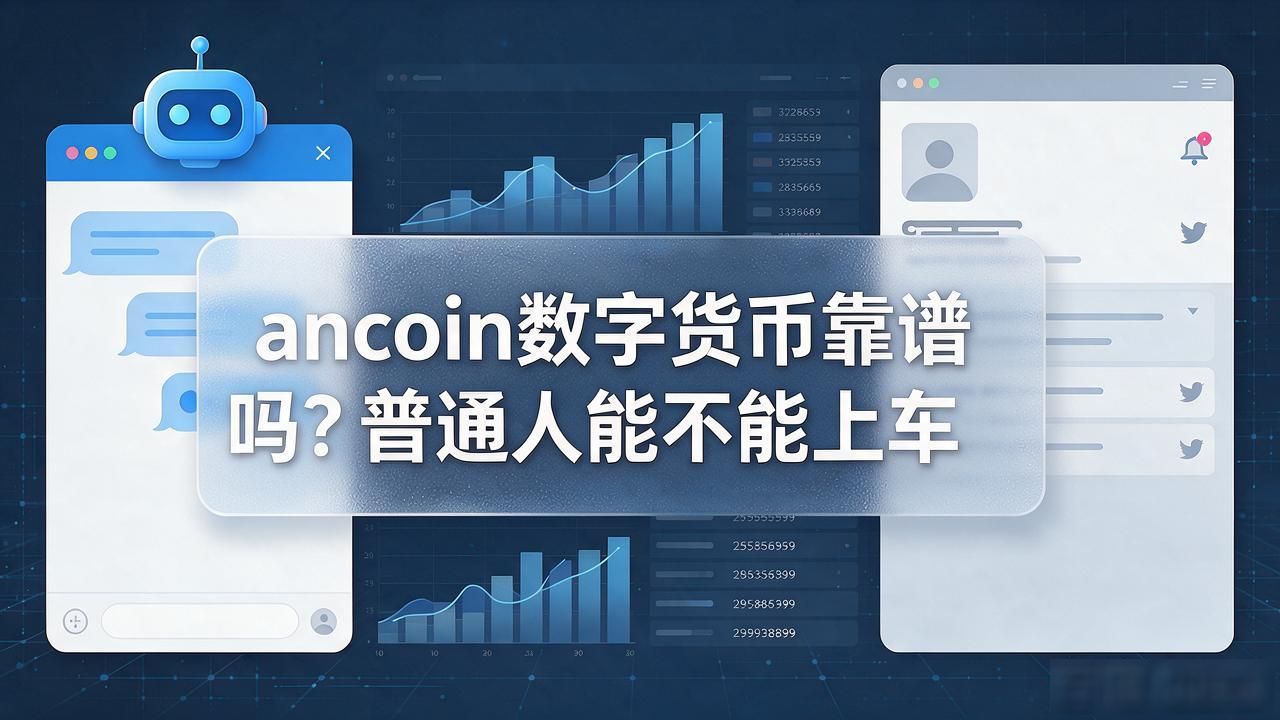 ancoin数字货币靠谱吗？普通人能不能上车
