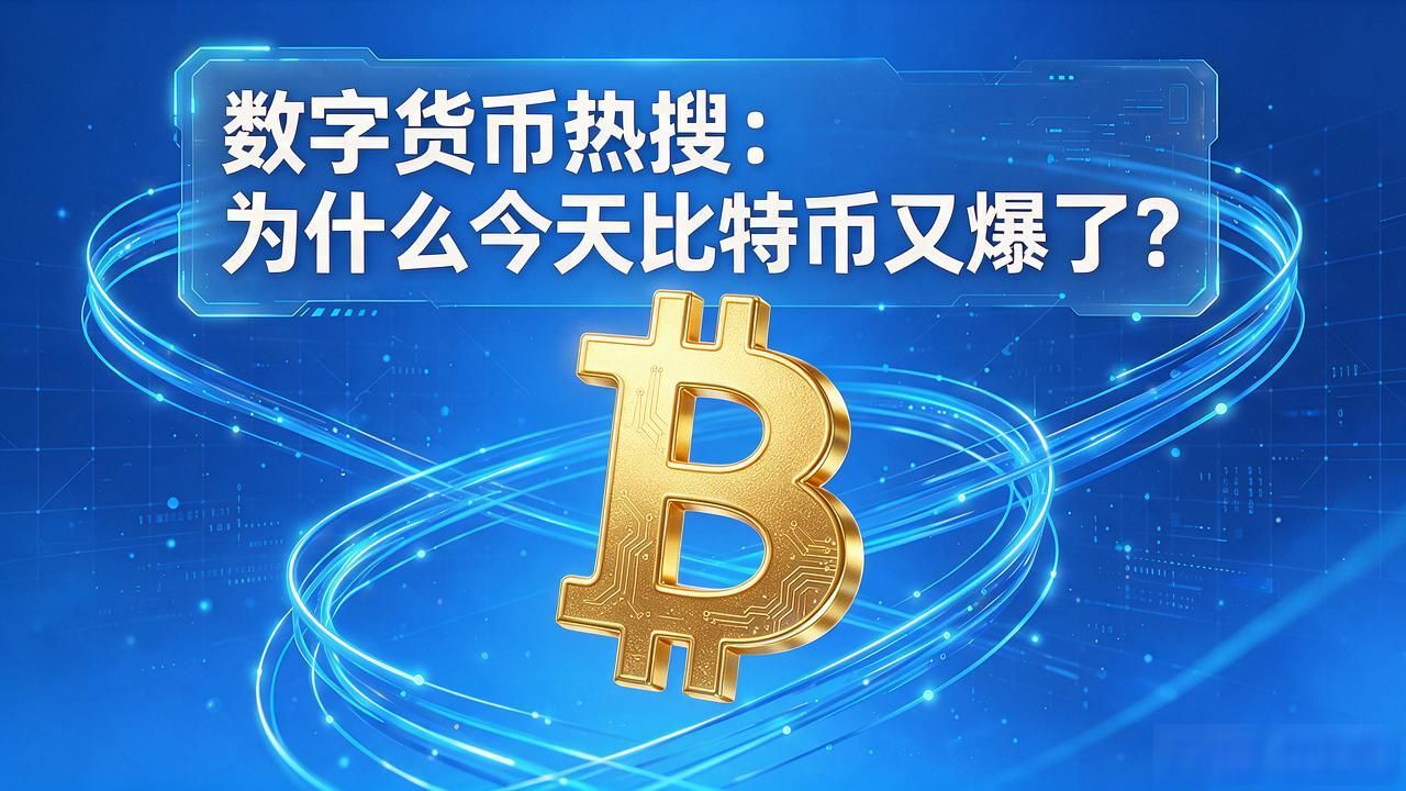 数字货币热搜：为什么今天比特币又爆了？看完这5点就懂了