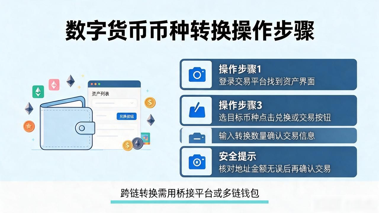 数字货币怎么改币种？手把手教你操作步骤