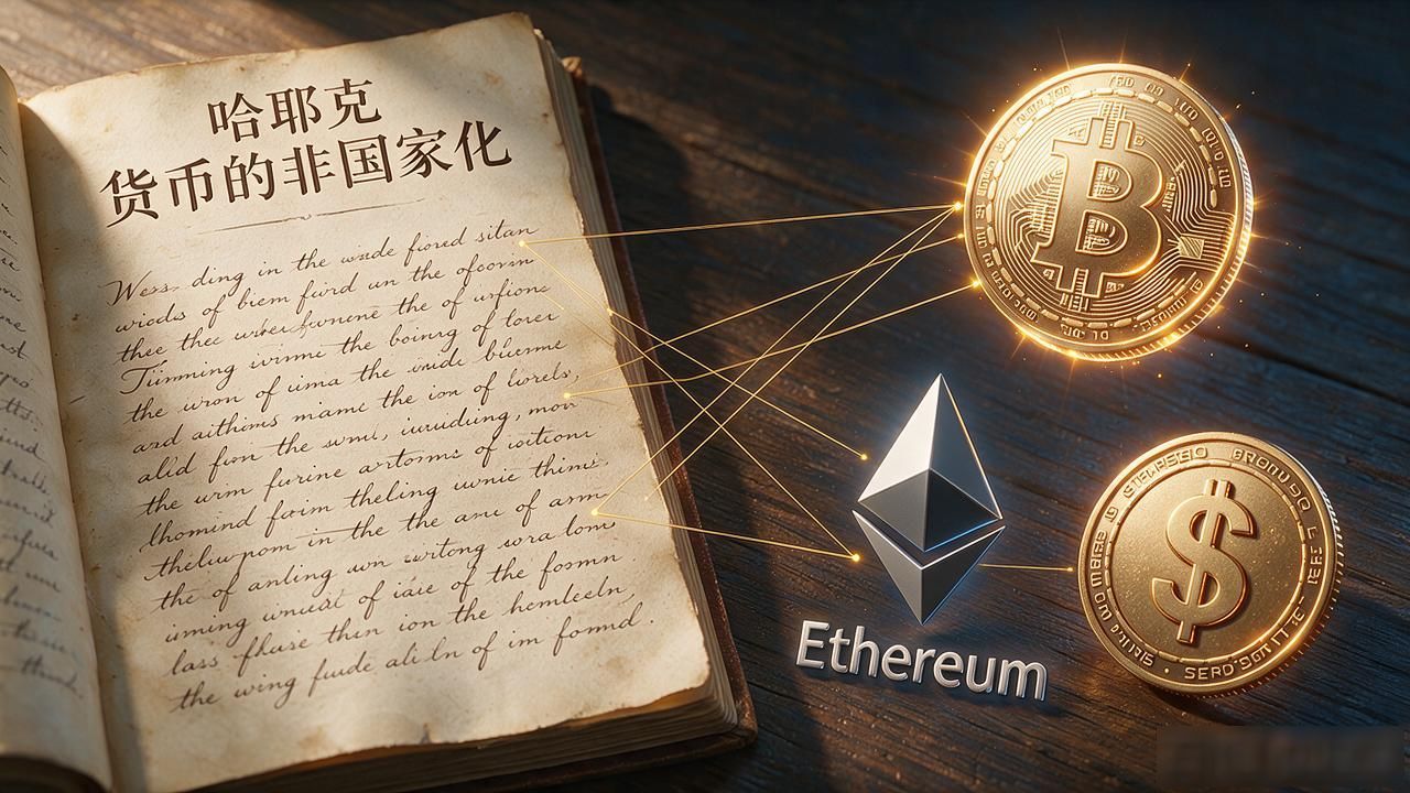 哈耶克的数字货币_哈耶克货币非国家化与比特币关系_自由银行体系与去中心化共识对比