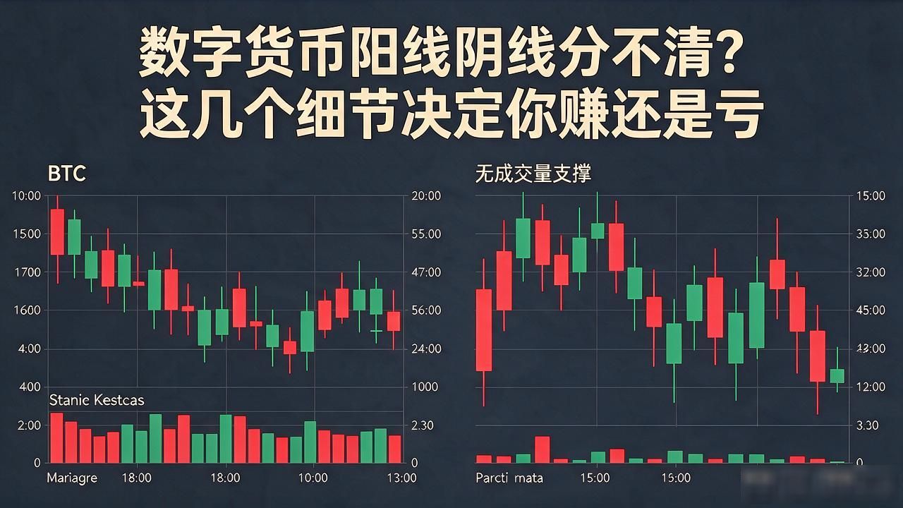 数字货币阳线阴线分不清？这几个细节决定你赚还是亏