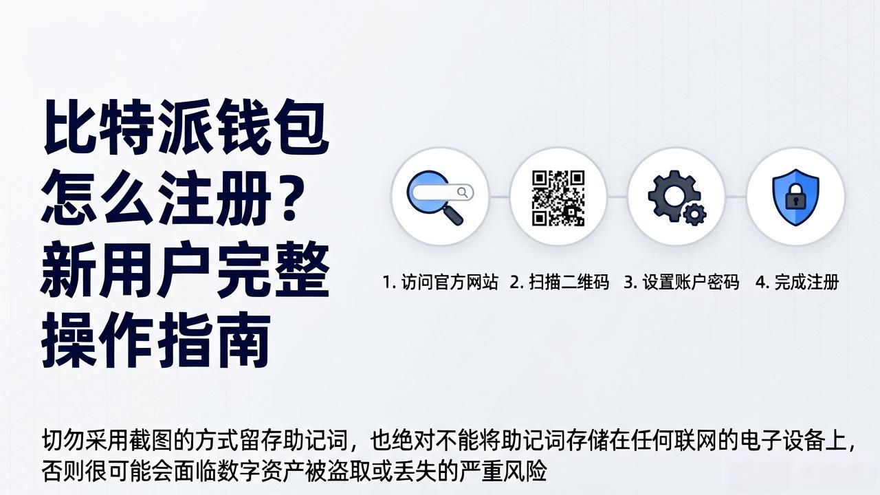 比特派钱包怎么注册？新用户完整操作指南
