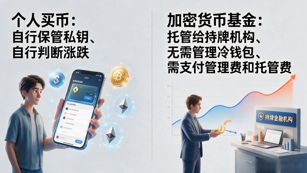 加密货币基金到底好不好？跟直接买币有啥不同，普通人能不能投