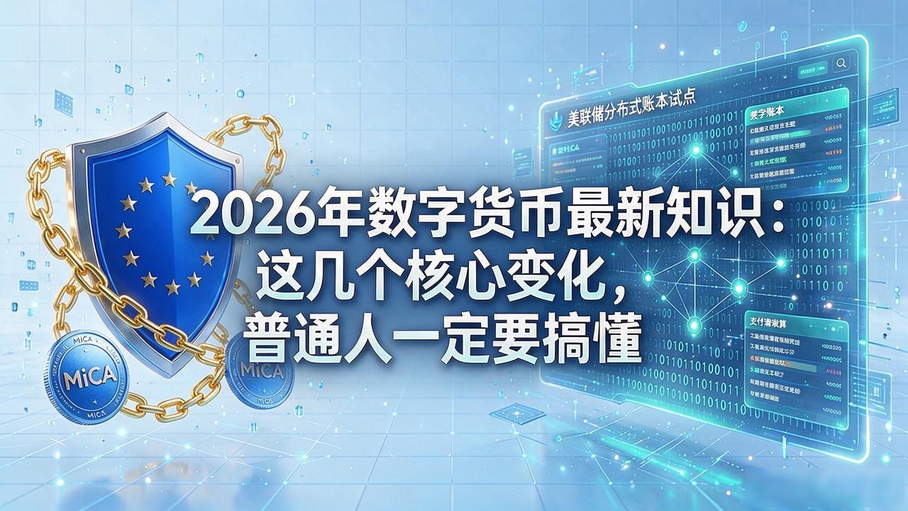 2026年数字货币最新知识：这几个核心变化，普通人一定要搞懂