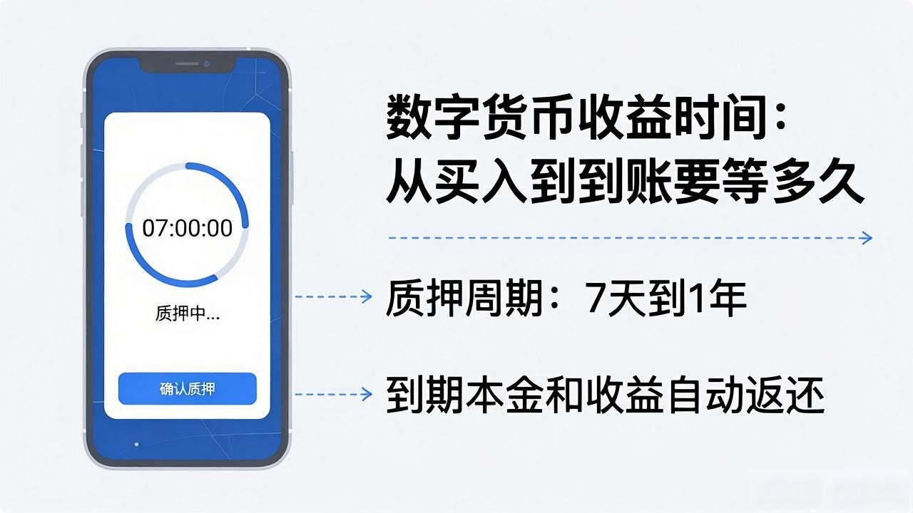 数字货币收益时间：从买入到到账要等多久