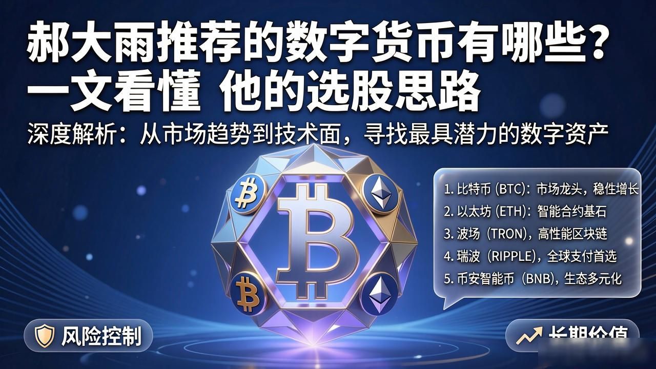 郝大雨推荐的数字货币有哪些？一文看懂他的选股思路