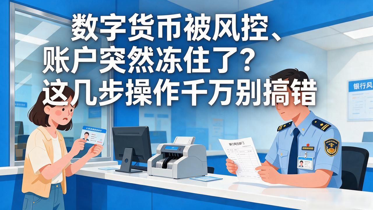 银行账户冻结解冻流程_数字货币被风控怎么办_数字货币交易账户风控处理