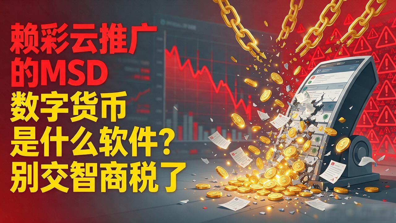 赖彩云推广的MSD数字货币是什么软件？别交智商税了