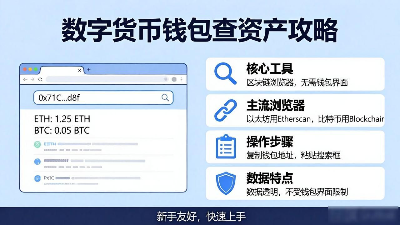 数字货币钱包怎么看？新手查资产全攻略