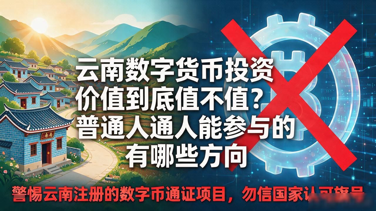 云南数字货币投资价值到底值不值？普通人能参与的有哪些方向