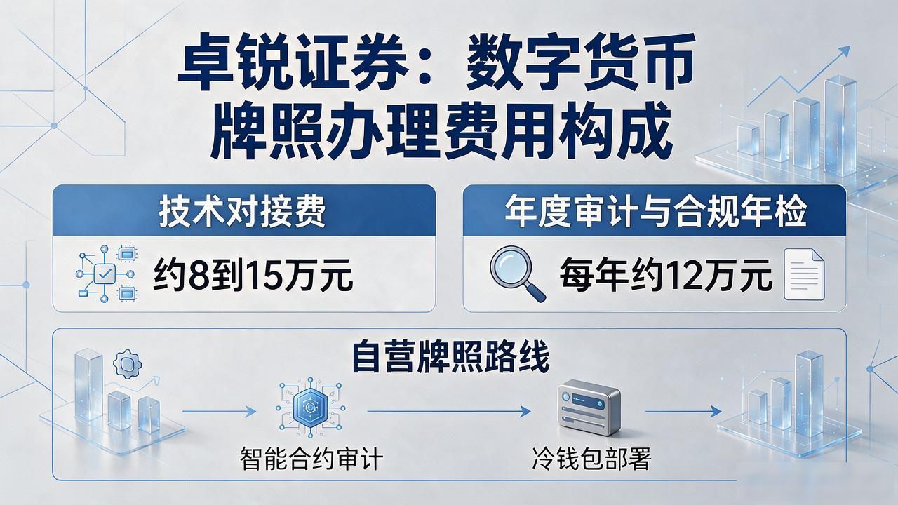 卓锐证券数字货币牌照办理，申请条件、费用和周期一次讲清