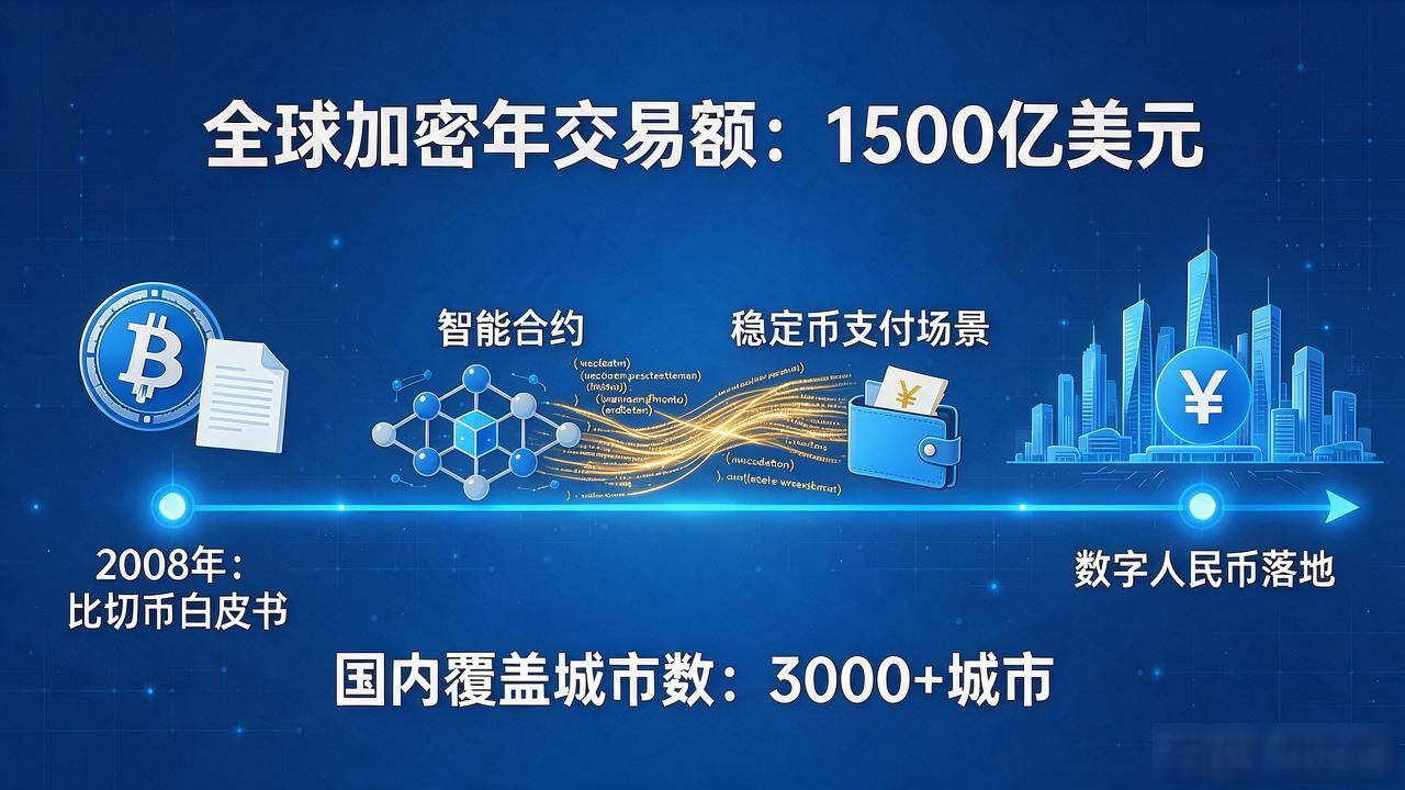 讲数字货币和区块链的PPT，核心就这几页