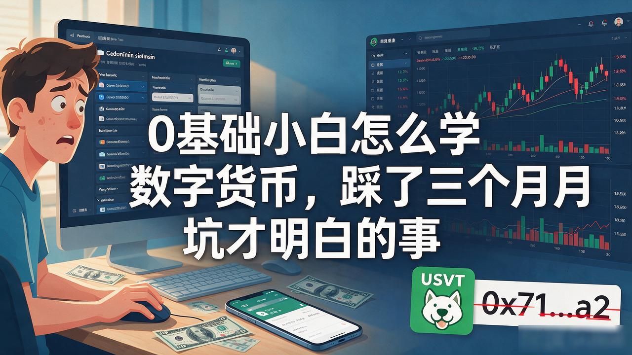 0基础小白怎么学数字货币，踩了三个月坑才明白的事