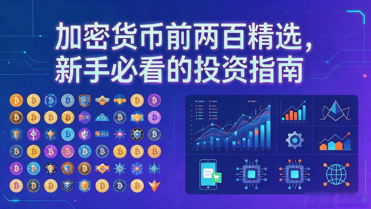 加密货币前两百精选，新手必看的投资指南