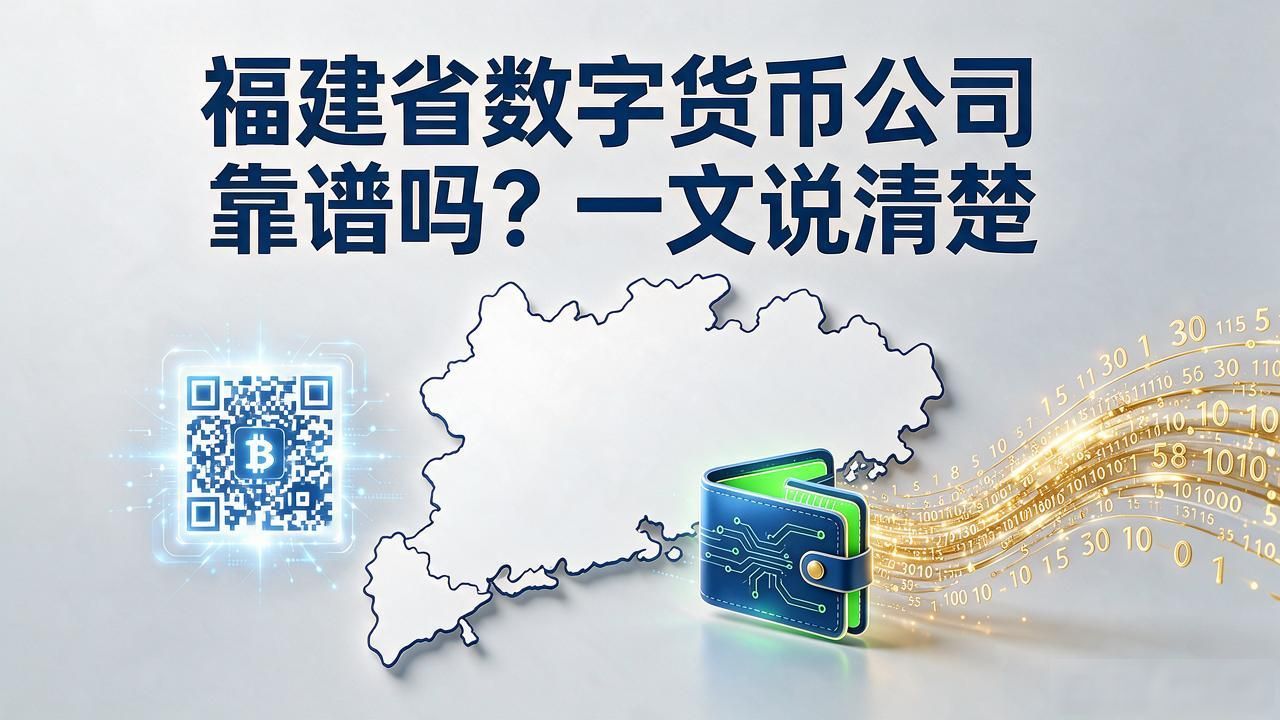 福建省数字货币公司靠谱吗？一文说清楚