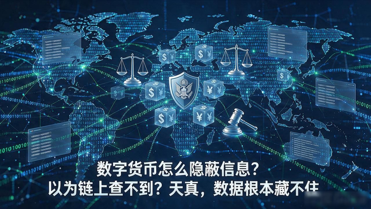 数字货币怎么隐蔽信息？以为链上查不到？天真，数据根本藏不住