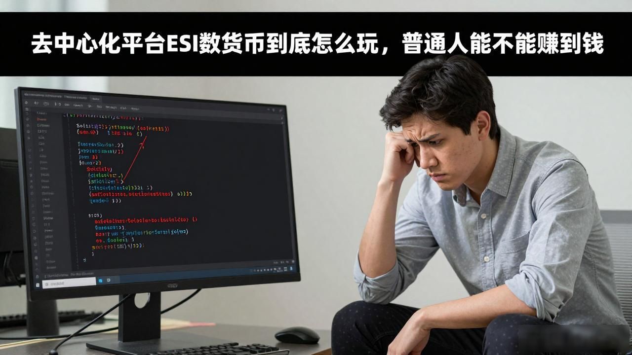 去中心化平台esi数字货币到底怎么玩，普通人能不能赚到钱