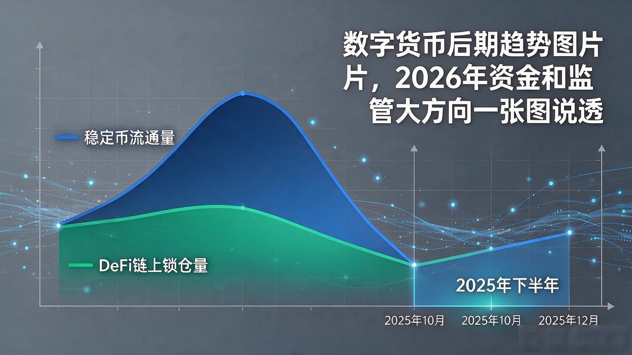 数字货币后期趋势图片，2026年资金和监管大方向一张图说透