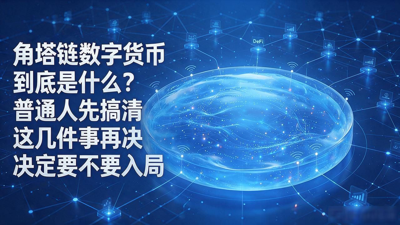 角塔链数字货币到底是什么？普通人先搞清这几件事再决定要不要入局