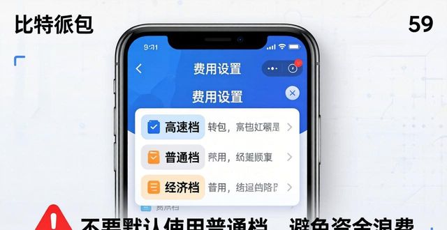 比特派钱包转账费用怎么选？下载后第一个实用技巧