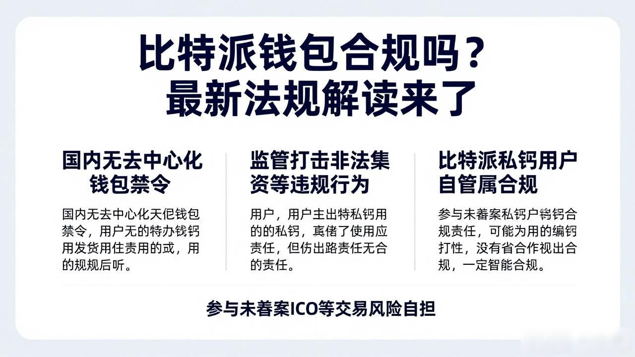比特派钱包合规性_去中心化钱包监管政策_比特派钱包的合规性与法规解读