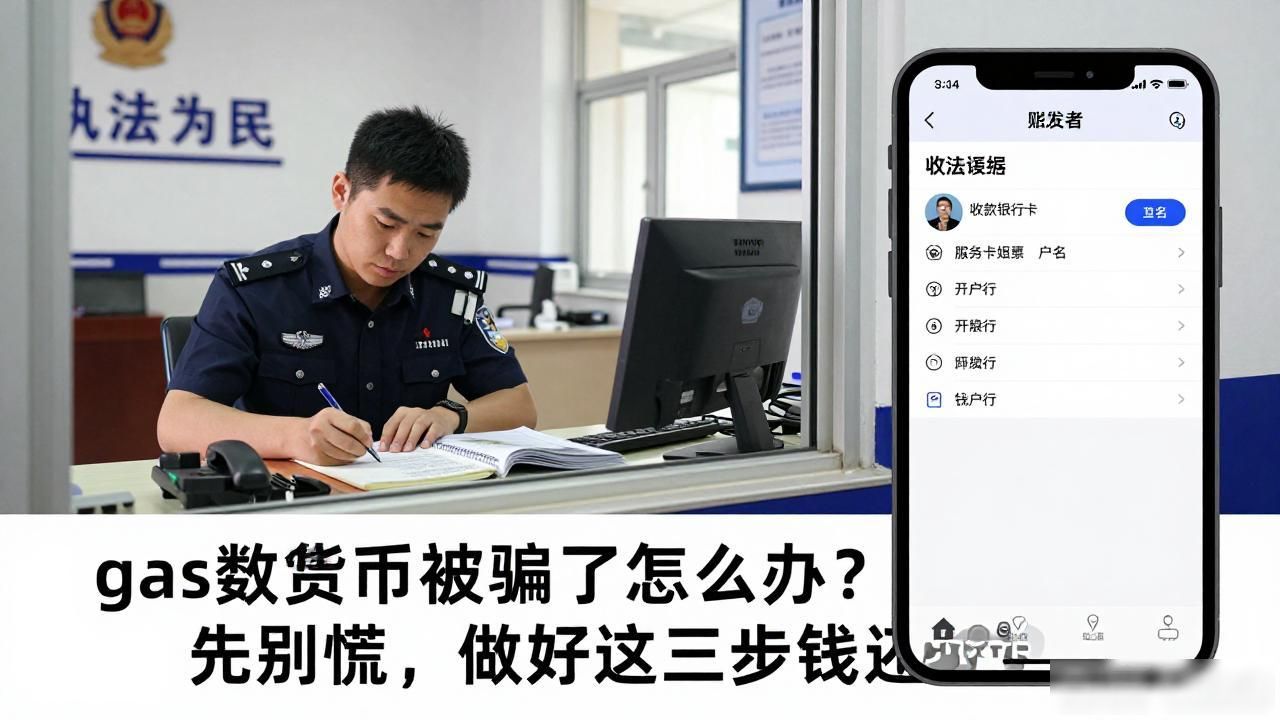 gas数字货币被骗了怎么办？先别慌，做好这三步钱还有救