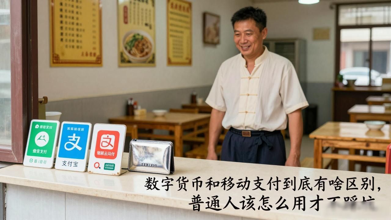 数字货币和移动支付到底有啥区别，普通人该怎么用才不踩坑