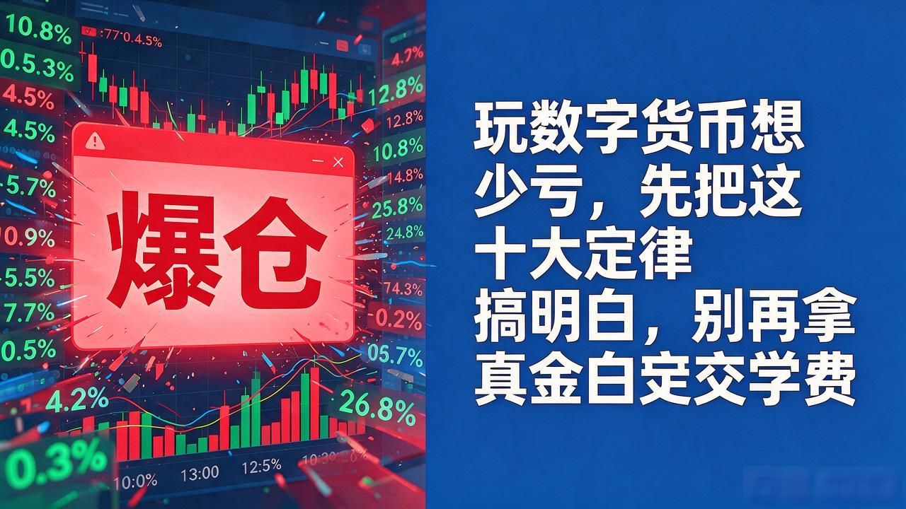 玩数字货币想少亏，先把这十大定律搞明白，别再拿真金白银交学费
